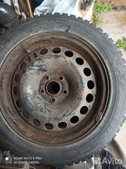 Зимние колеса R 16 на дисках Опель астра J