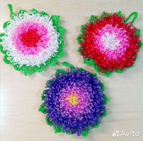 Мочалка (большая, пушистая )