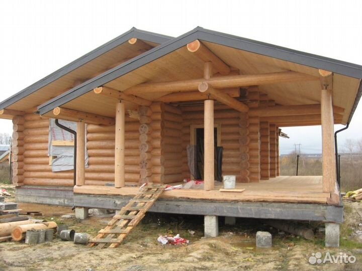 Срубы домов и бань