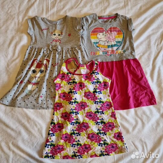 Вещи пакетом на девочку 110-116