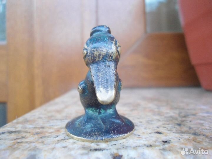 Старинная венская бронза статуэтка уточка