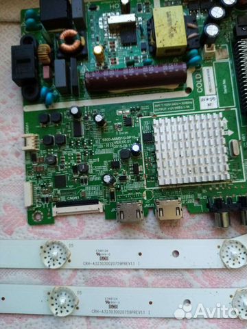 Плата от тв и подсветка