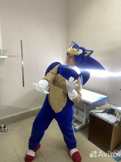 Костюм для аниматора Соник