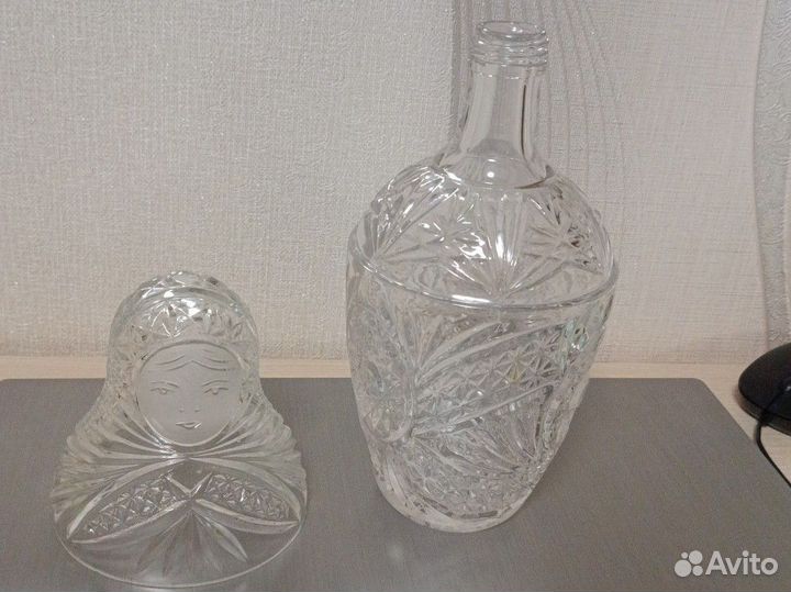 Графин хрустальный Матрёшка СССР