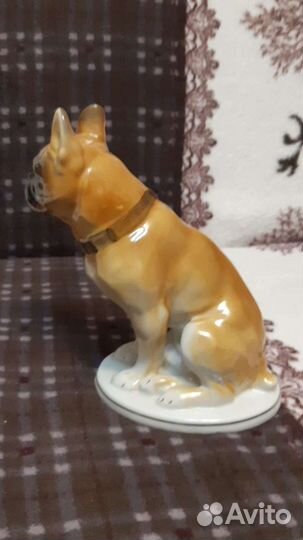 Фарфоровая статуэтка боксер, отличное состояние