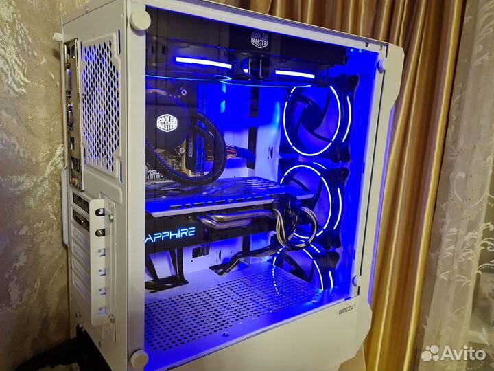 Игровой компьютер asus Intel i7/ RX 580 8gb/ 16Gb