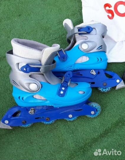Роликовые коньки детские раздвижные