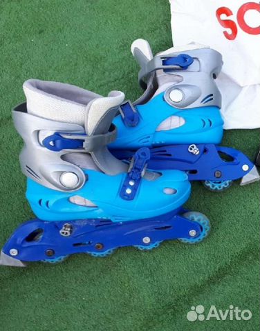 Роликовые коньки детские раздвижные