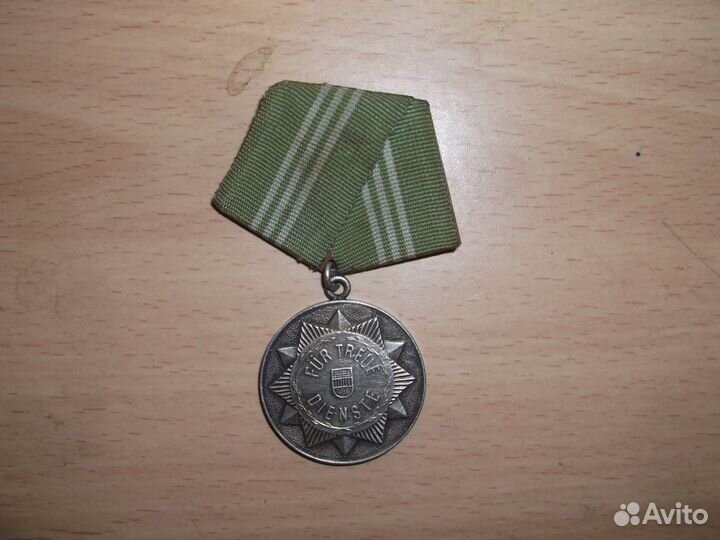 Медаль полиции гдр 