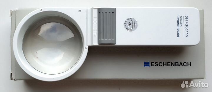 Лупа Eschenbach для монет марок 5Х подсветка 58 мм