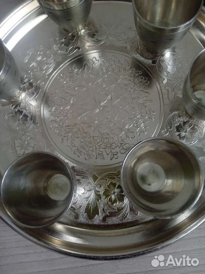 Набор стопок мельхиоровых СССР