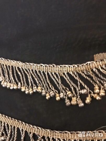 Антикварная серебрянная бахрома