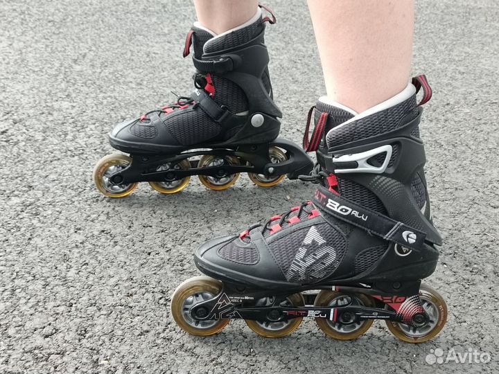 Ролики K2 F.I.T80 ALU m размер