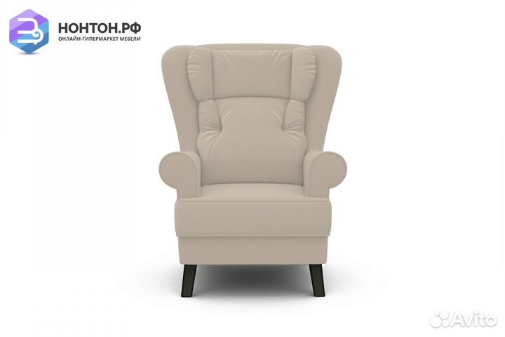 Кресло Комфорт-2 велюр бежевый