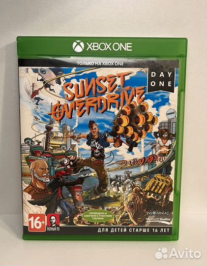 Sunset Overdrive Xbox one диск