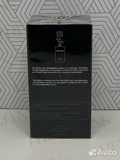 Christian dior Sauvage edp 100ml оригинал