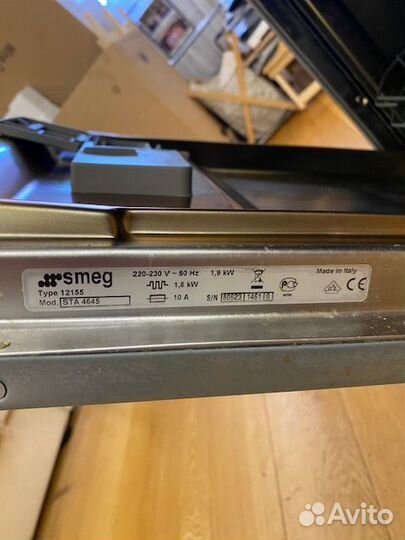 Посудомоечная машина Smeg STA4645 (Италия)