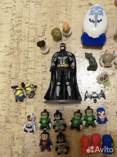 Самые разные игрушки киндеры макдоналдс стиратели