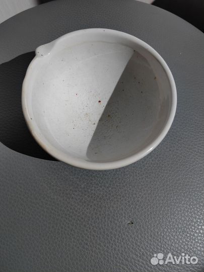 Фарфоровая ступка с 3-мя пестиками рфз СССР