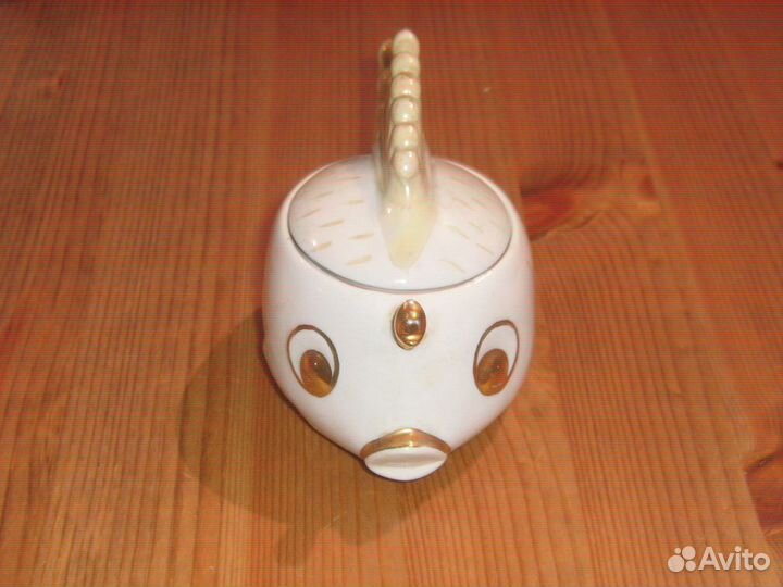 Золотая Рыба шкатулка икорница Сысерть позолота