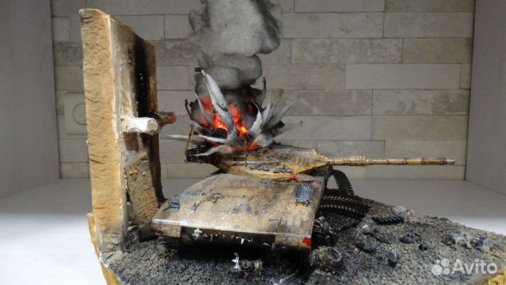 Диорама танк merkava mk 1 1:35