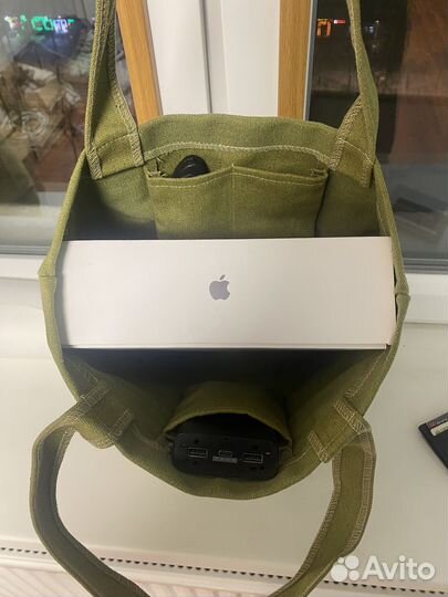 Сумка шоппер брезент военный