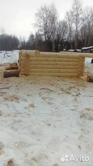 Сруб банный