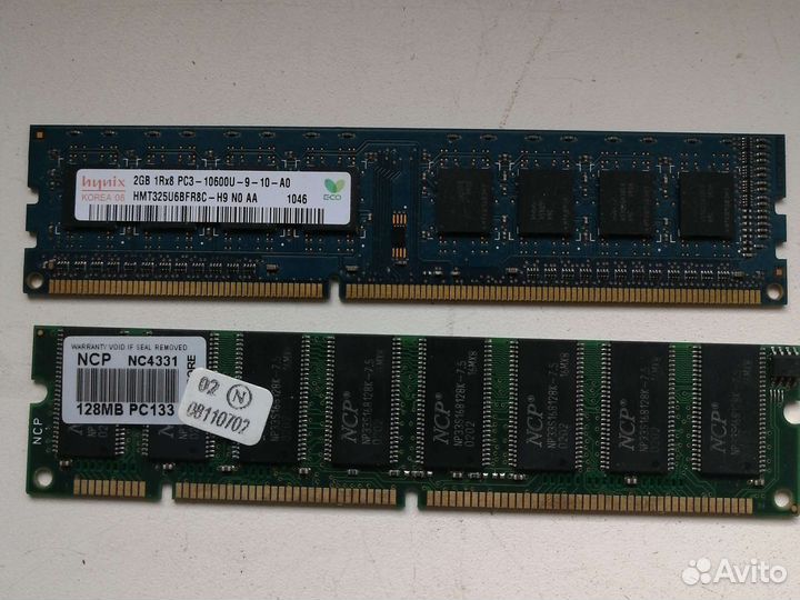Оперативная память ddr3 2gb ncp 128 mb