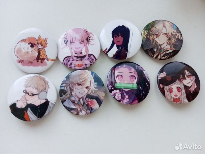 Значки с аниме