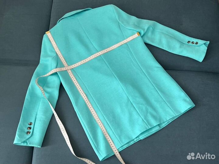 Пиджак бирюзовый S 42 44 р