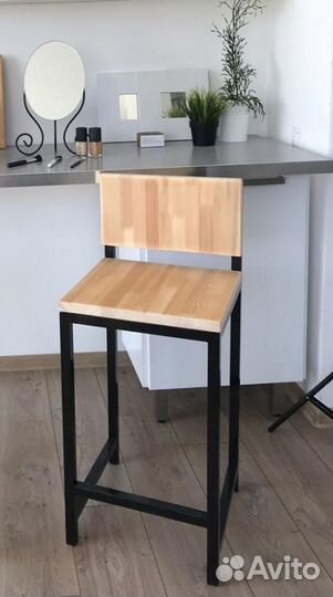 Барный стул в стиле лофт