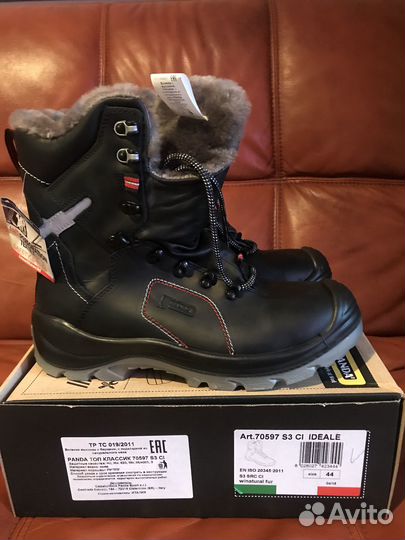 Ботинки высокие panda С натуральным мехом