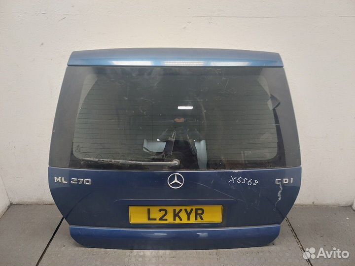 Подсветка номера Mercedes ML W163, 2002