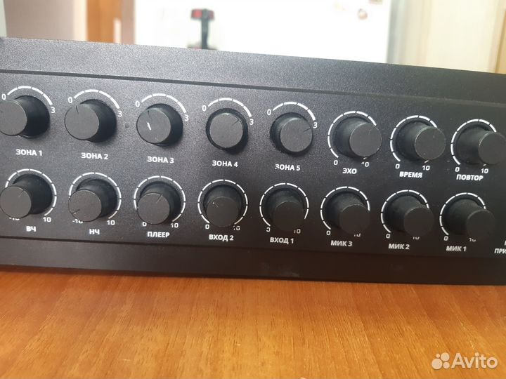 LEV-500DC PASystem микшер усилитель трансформаторн