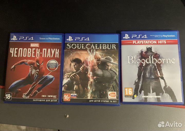 Диски на ps4 человек паук bloodborne