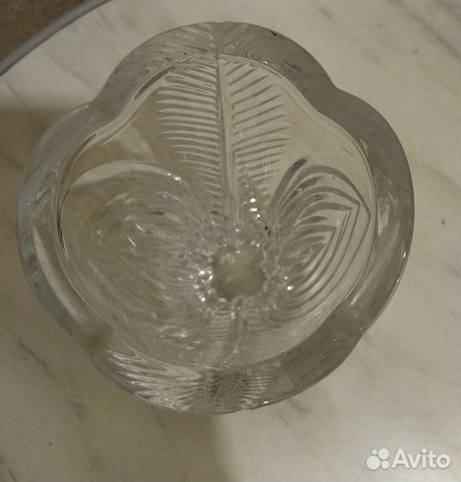 Хрустальная ваза чехия