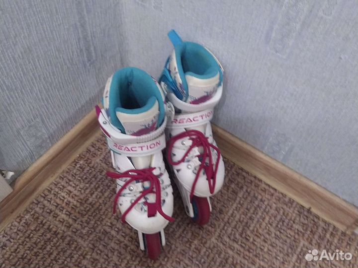 Роликовые коньки детские раздвижные