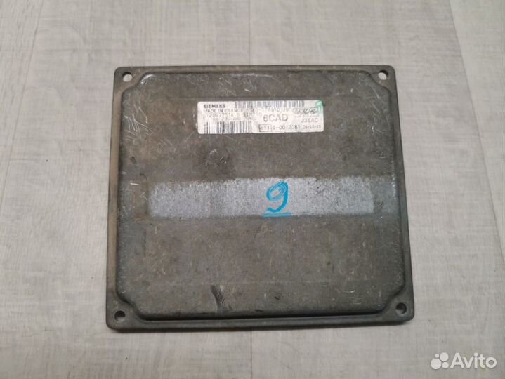 Блок управления двигателем эбу Ford Fusion 1.4