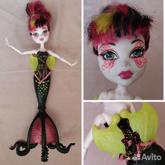 Куклы Монстер Хай,Мэдди, Дракулаура Риф,нюд