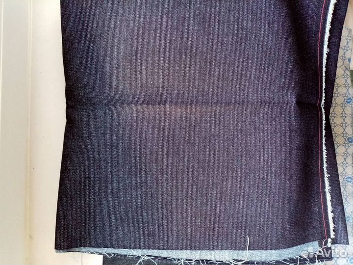 Отрез ткани джинс три вида