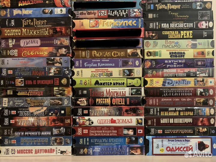 Видеокассеты разных жанров (VHS)