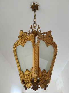 Бронза люстра СССР винтаж