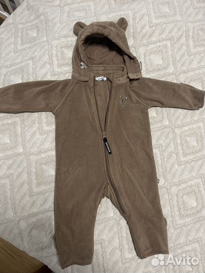 Комбинезон флис хлопок Crockid 68-74-80