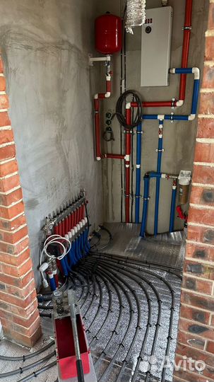 Монтаж отопления, теплого пола, проектирование