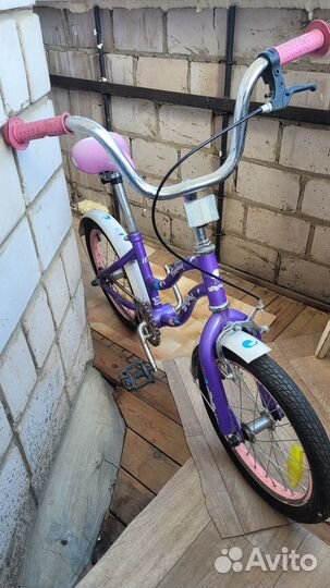 Детский велосипед для девочки 5 6 7 лет