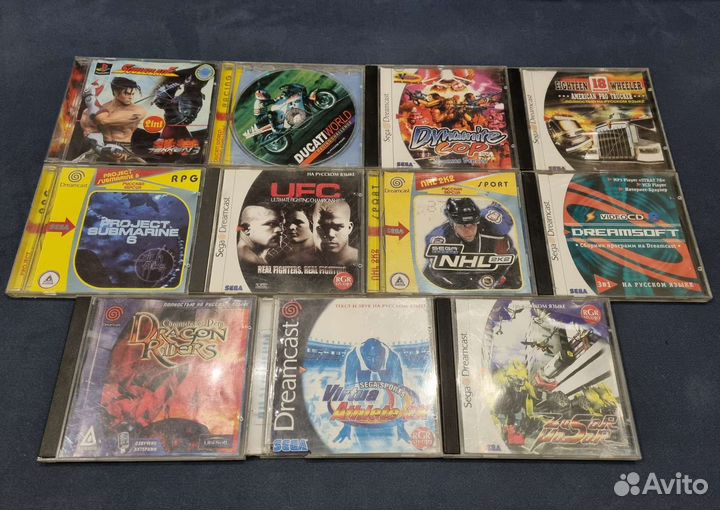 Диски для Dreamcast/Sony PS1/PS2