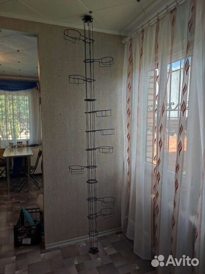 Подставка для цветов распорная пол потолок