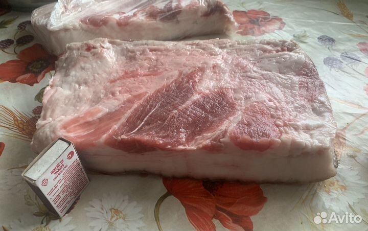 Сало свежее не соленое