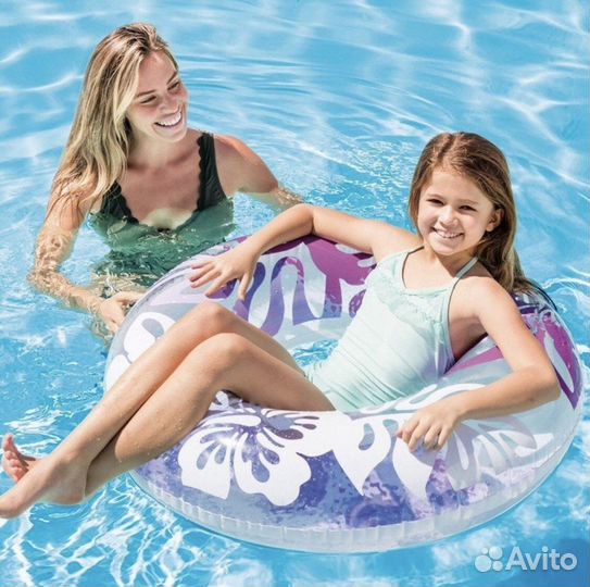 Надувной круг для плавания