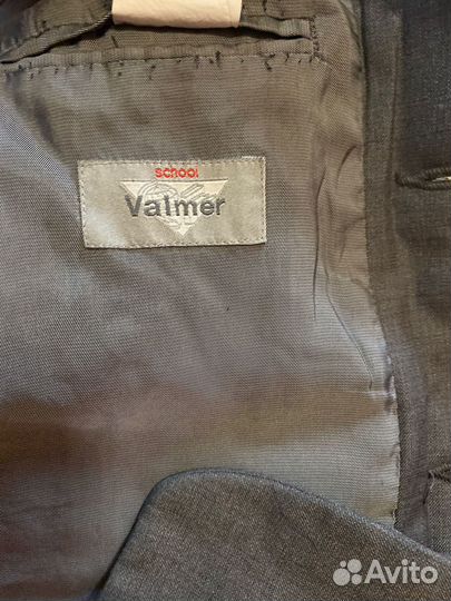 Пиджак на мальчика серый 128